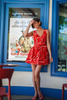 Evangeline Dress - Strawberry Bliss