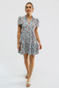 Navy Dress - Italian Porcelain
