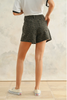 Leopard Print Skort