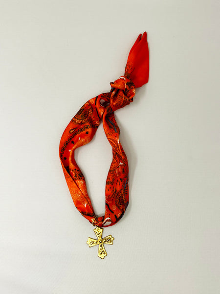 French Scarf Necklace