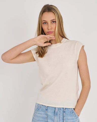 Avery Cashmere Solid Tee