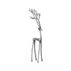 Cast Aluminum Reindeer, Gunmetal Finish