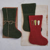 Jute Stocking Shaped Cutlery Sleeves