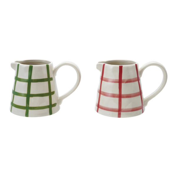 Hand-Painted Stoneware Creamer