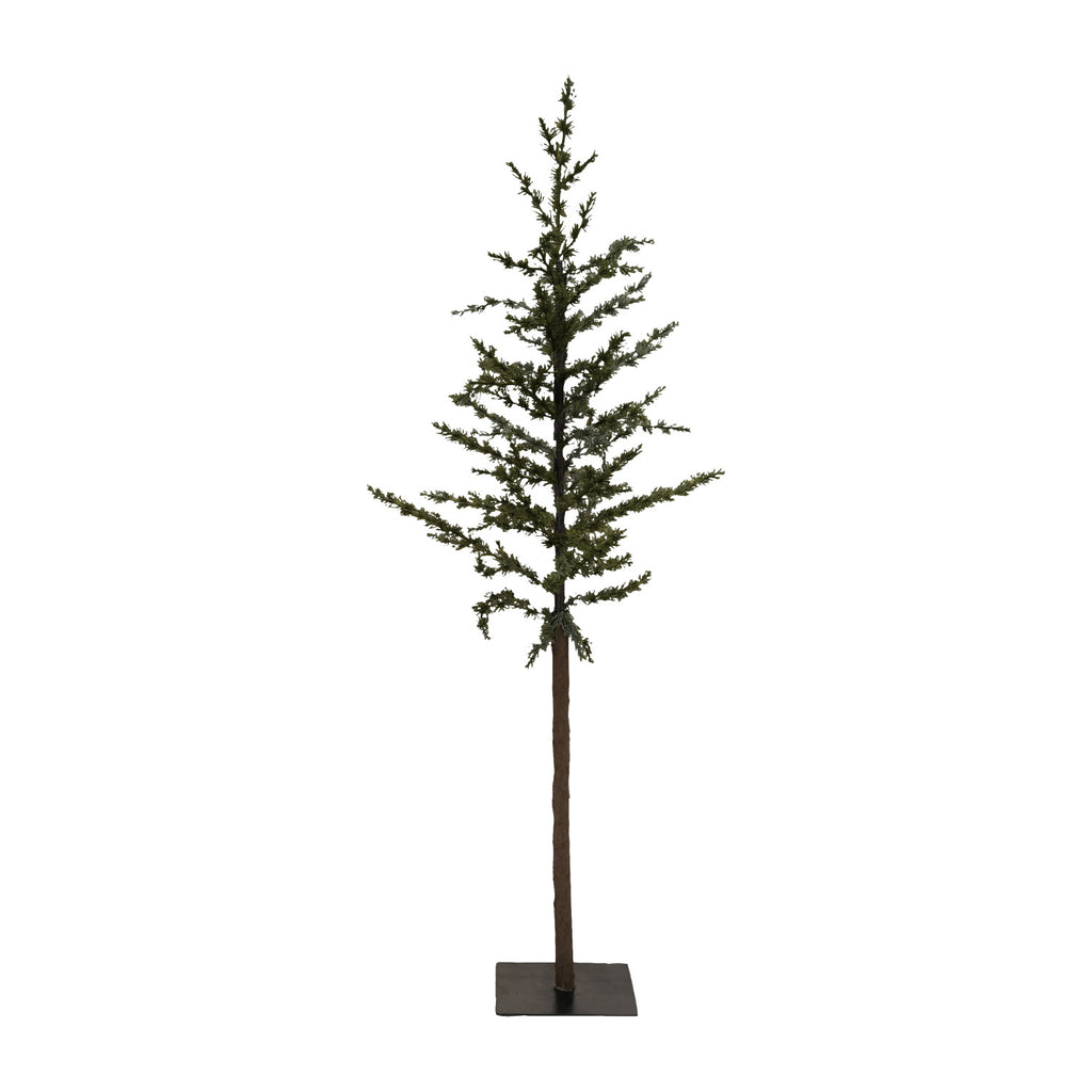 Faux Pine Tree w/ Metal Base