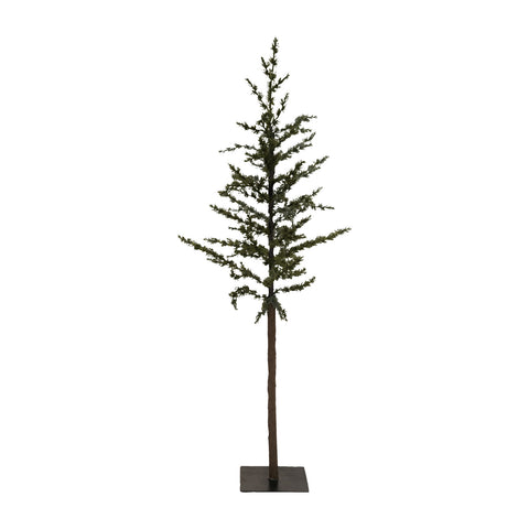 Faux Pine Tree w/ Metal Base