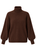Heavenly-Luxe Textured Knit Turtleneck Sweater