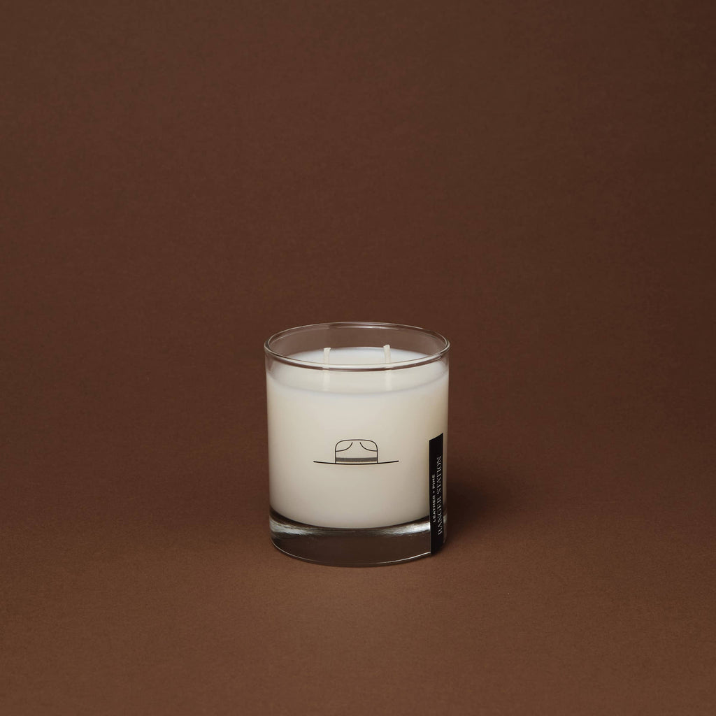 Ranger Station Wholesale - LEATHER + PINE CANDLE - 11 oz Rocks Glass