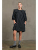 Cotton Ruffle Collar Smock Dress