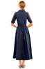 Gretchen Scott LLC - June Maxi Dress - Solid - Black / L