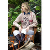 Horse Head Print Sweater