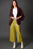 Open Cropped Style Cardigan