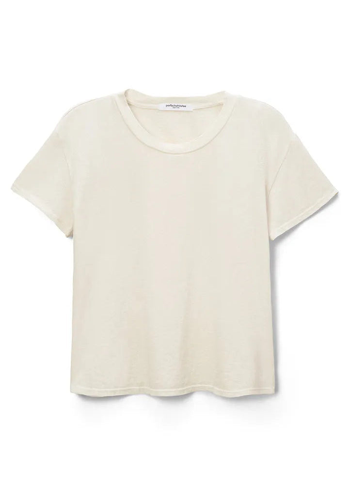Harley - Cotton boxy crewneck tee