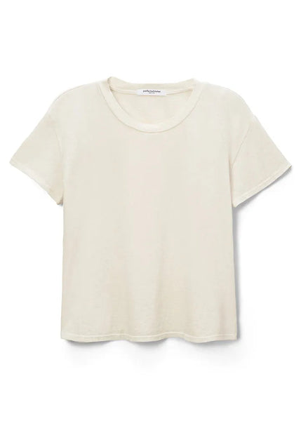 Harley - Cotton boxy crewneck tee