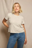 Harley - Cotton boxy crewneck tee