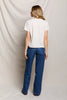 Harley - Cotton boxy crewneck tee