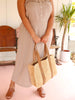 Tiana Raffia Tote