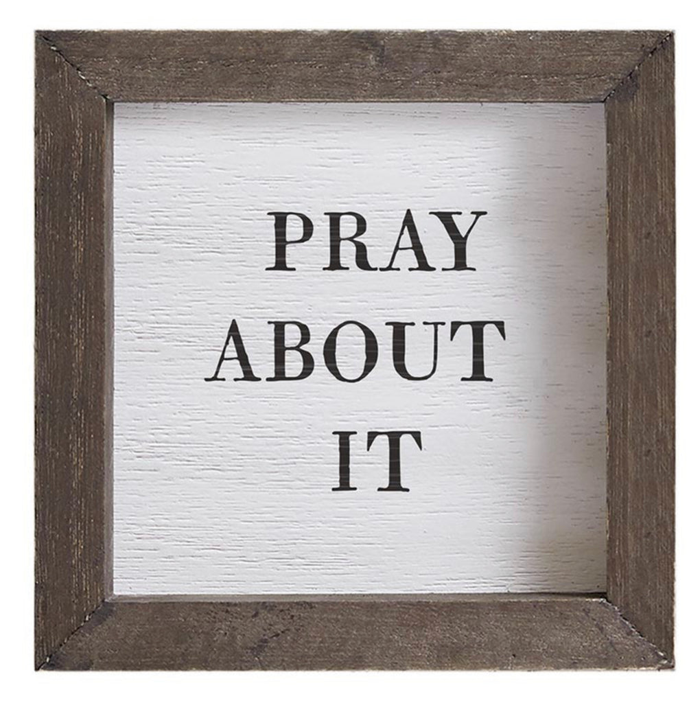 Petite Word Board - Pray About It