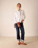 Josephine Long Sleeve Ruffle Henley