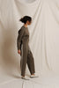 Claud - Travel cropped pant with stripes