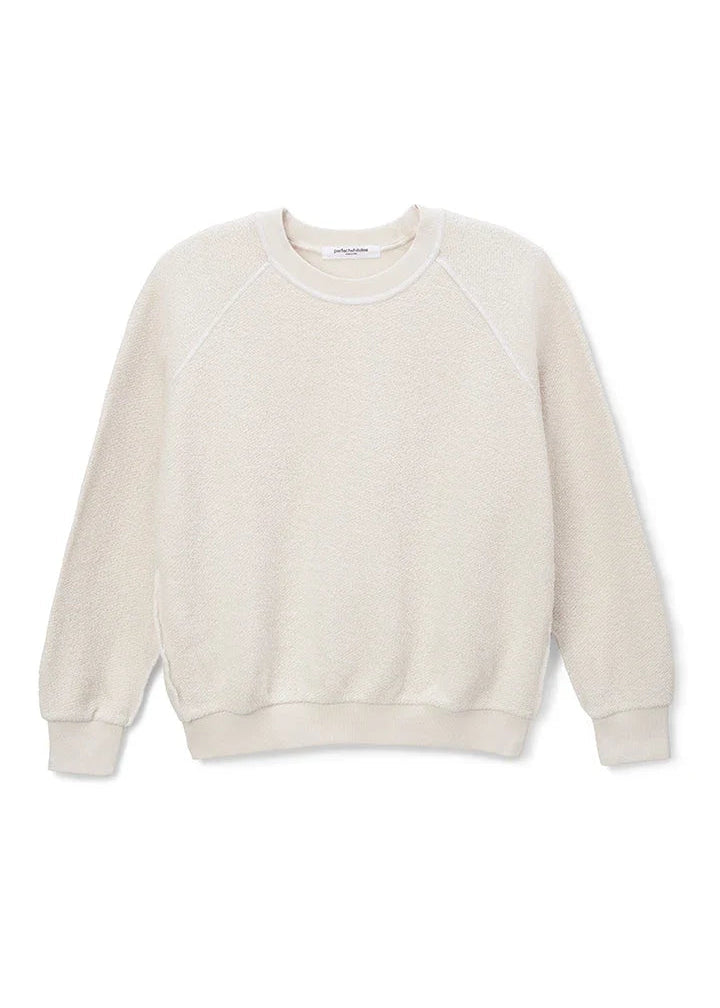 Ziggy - Reverse fleece crew neck sweatshirt