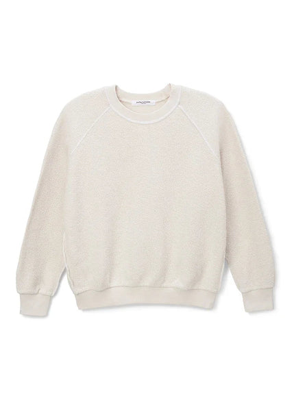 Ziggy - Reverse fleece crew neck sweatshirt