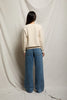 Ziggy - Reverse fleece crew neck sweatshirt