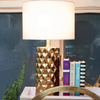 Gold Geo Lamp