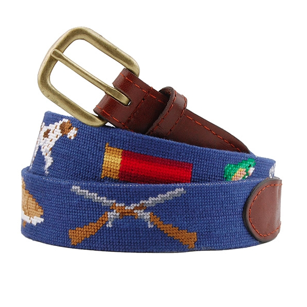 Southern Sportsman (Classic Navy) Needlepoint Belt