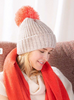 Cashmere Blended Cotton Candy Beanie