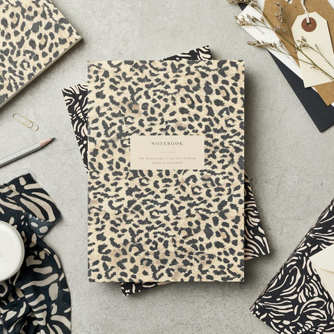 L&L VINTAGE LEOPARD NOTEBOOK