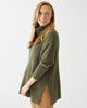 Chalet Cowl Neck Sweater-Olive