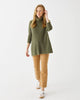 Chalet Cowl Neck Sweater-Olive