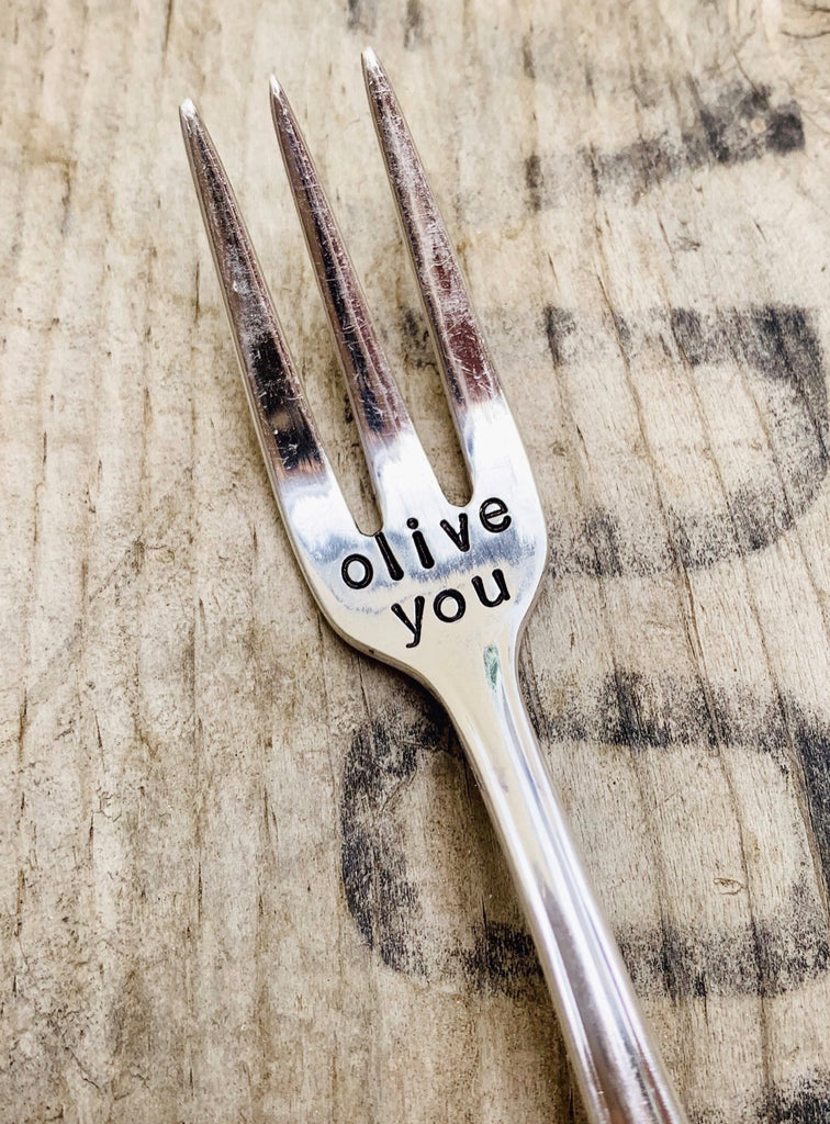 Olive You Cocktail Fork