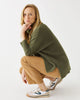Chalet Cowl Neck Sweater-Olive