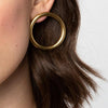 Brass Ring Earrings