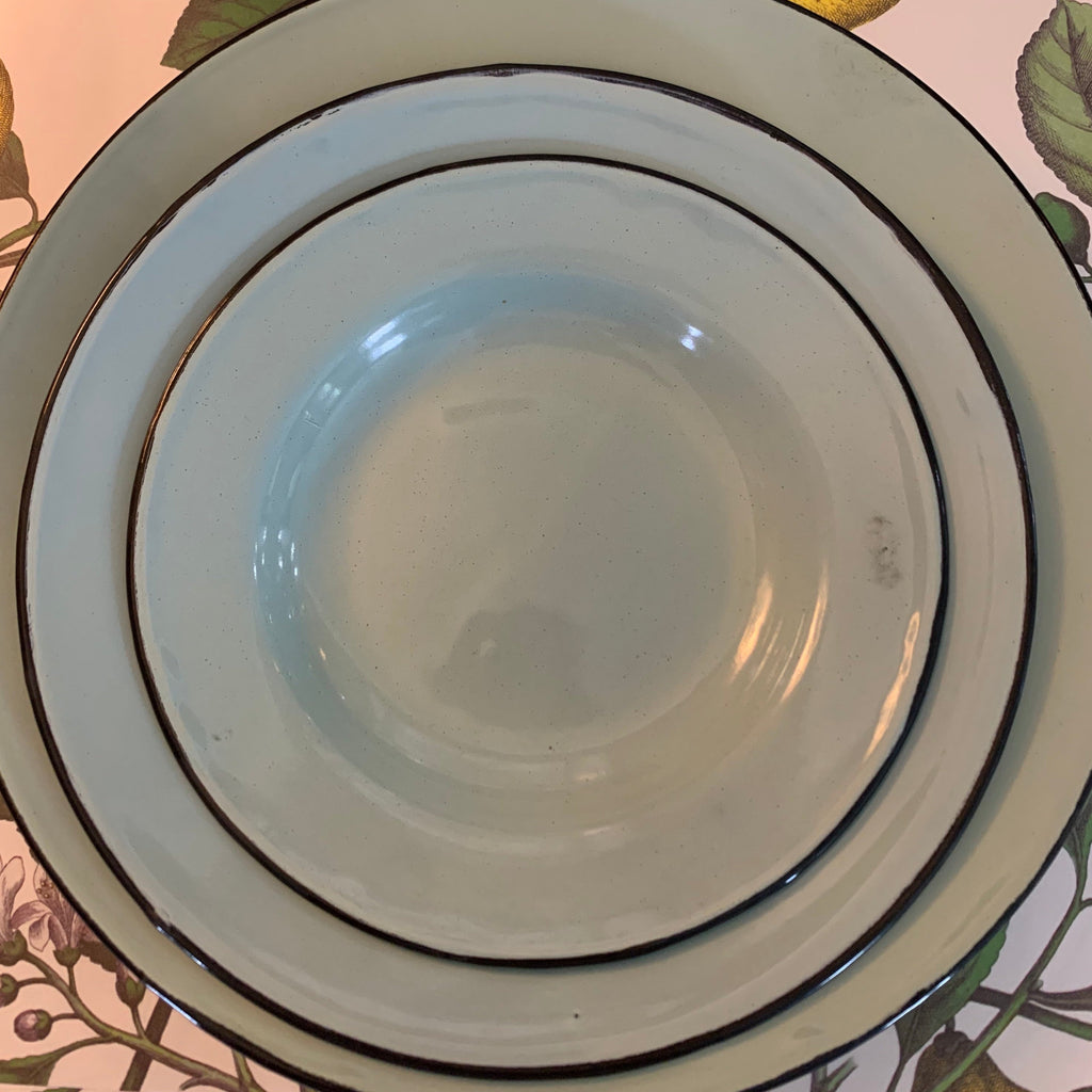 enamelware cup & saucer