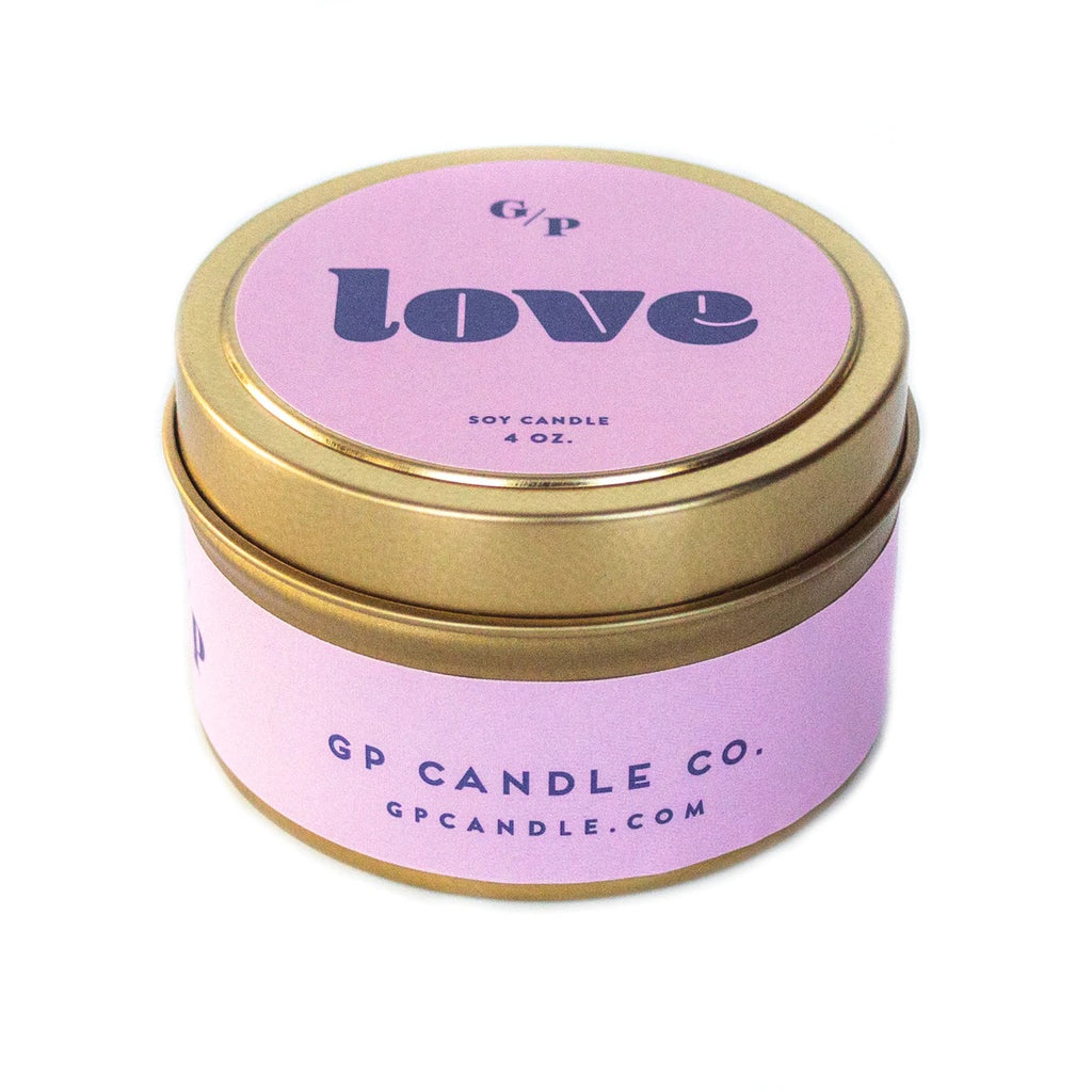 Just Because Candle Tin 4 oz. Love