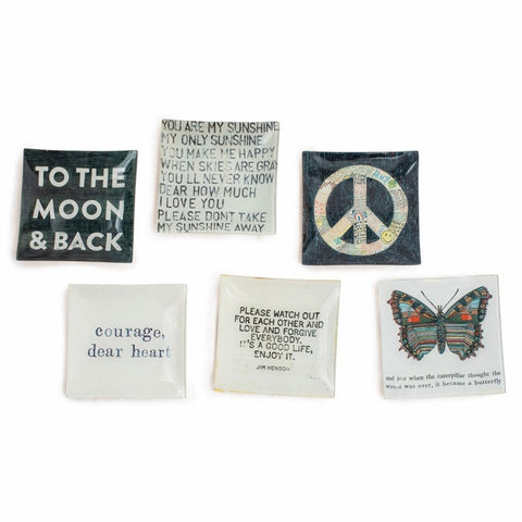 Square Decoupage Plate