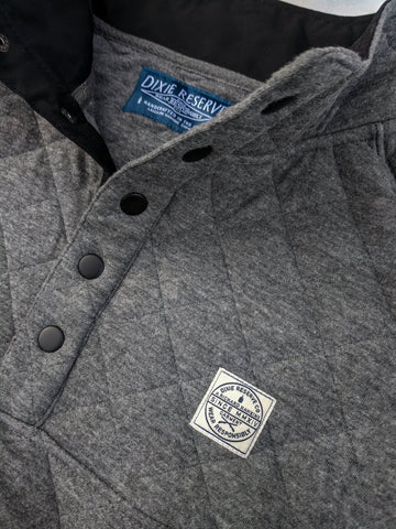 QUILTED PULLOVER (GRAY)