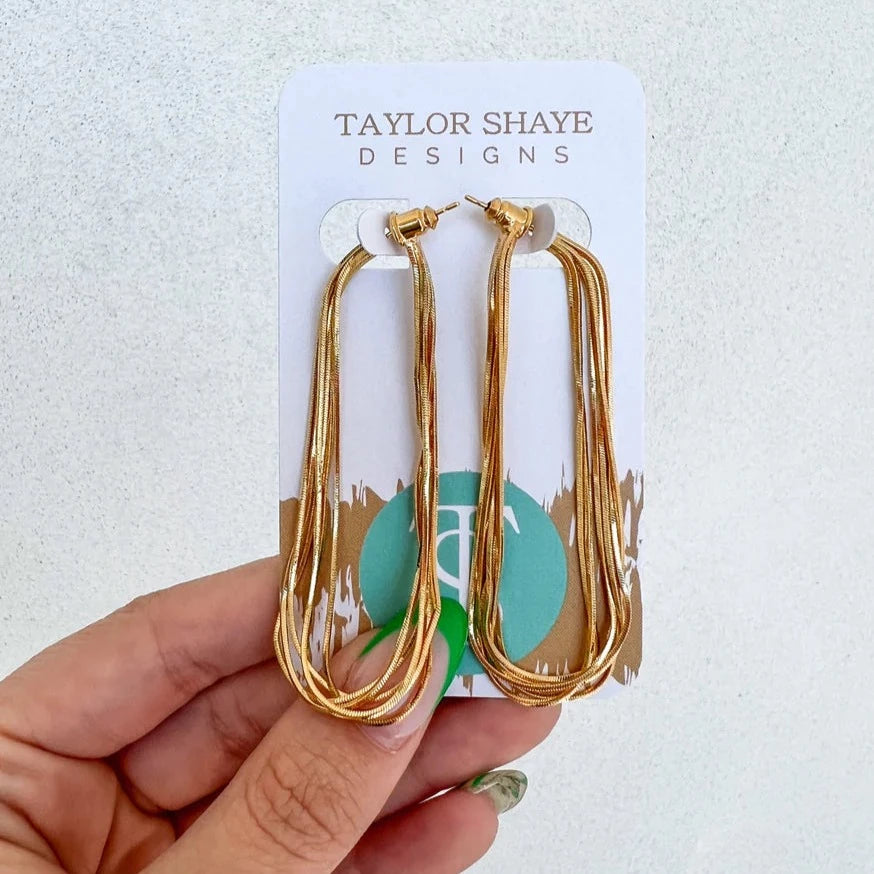 TS- Celine Chain Hoops