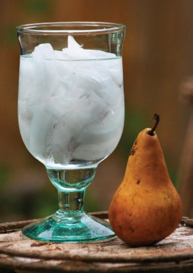 large recycled water goblet /set of 2