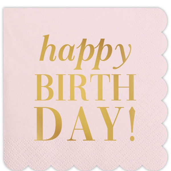 Happy Birthday Cocktail Napkins