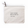 Canvas Zip Bags