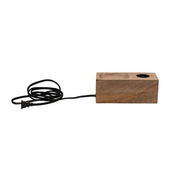 Mango Wood Valet Light