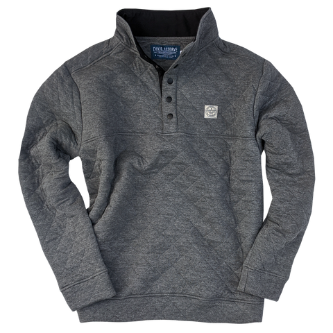 QUILTED PULLOVER (GRAY)