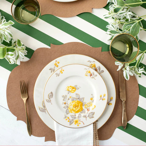Die Cut Kraft French Frame Placemat