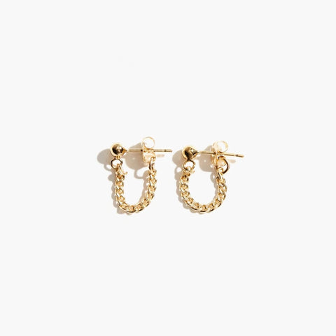 Able- CURB CHAIN EARRINGS
