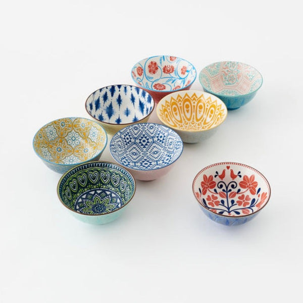 Large Patterned Bowls
