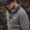 QUILTED PULLOVER (GRAY)